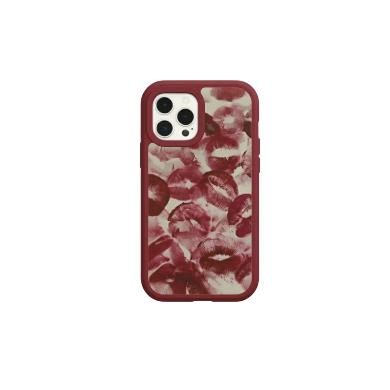 Lipstick Kiss Print Phone Case